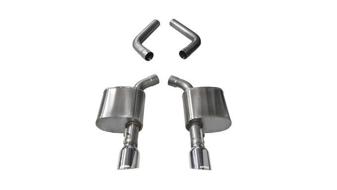 2.5in Axle-Back Dual Rear Exit w/ Single 3.5inTips <br> 15-22 Dodge Challenger, Charger, Chrysler 300
