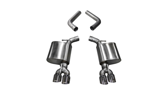 2.5in Axle-Back Dual Rear Exit with Turn Downs <br> 2015-2022 Dodge Challenger