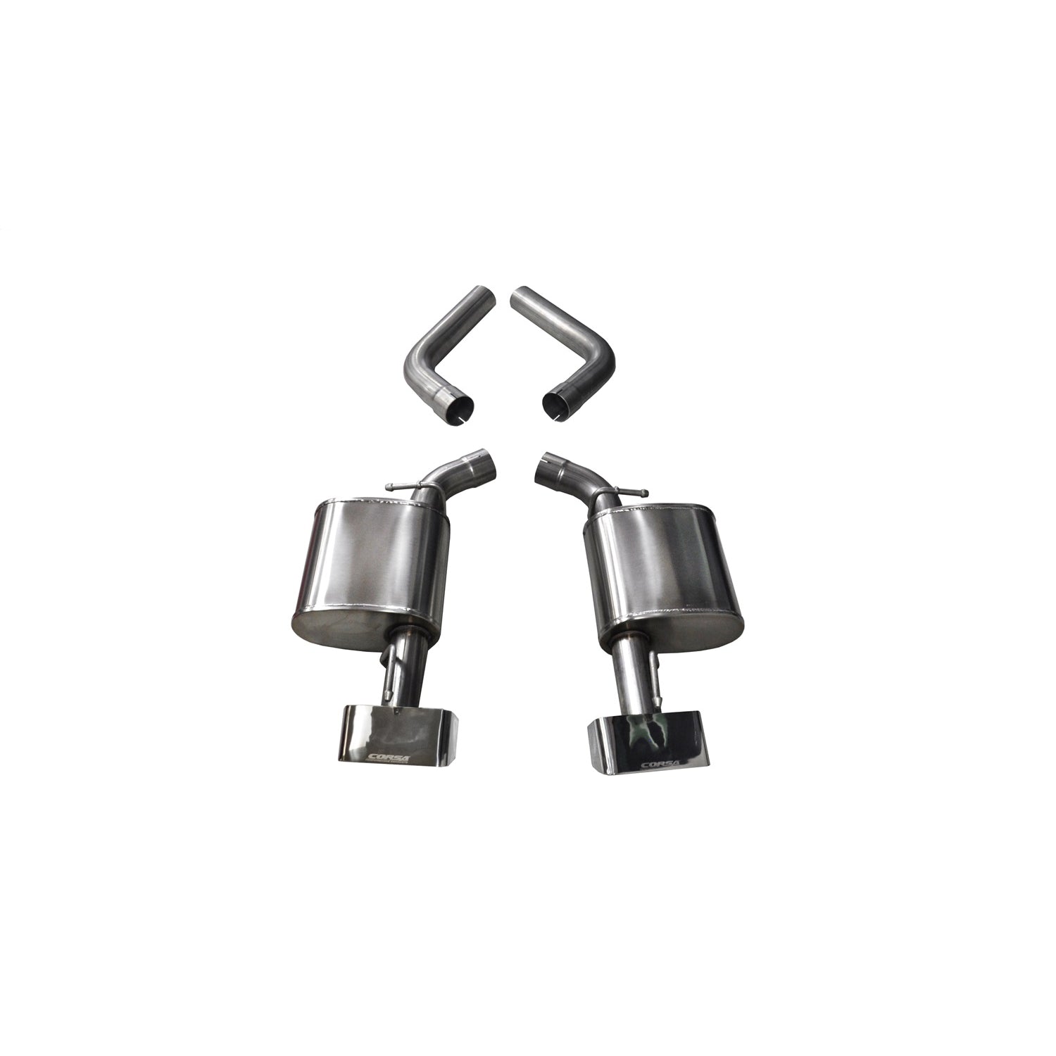 2.5in Axle-Back Dual Rear Exit with Turn Downs <br> 2015-2022 Dodge Challenger