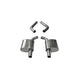 2.75in. Axle-Back Dual Rear Exit without Tips <br> 17-20 Chrysler 300, 17-22 Dodge Charger