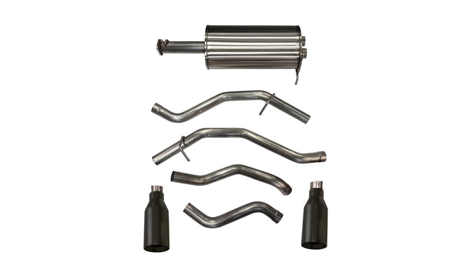3in Cat-Back Dual Rear Exit W/ 5.0in Tips <br> 2019-2024 Ram 1500