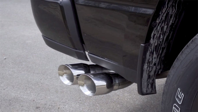 3in Cat-Back Single Side Exit W/ 4in Polished Tip <br> 2019-2024 Ram 1500
