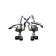 2.75in Cat-Back Dual Rear Exit with Twin 4.5in Tips <br> 2018-2021 Jeep Grand Cherokee