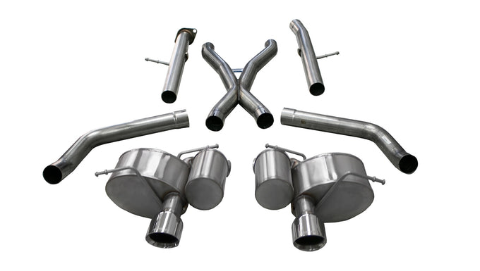 2.75in Cat-Back Dual Rear Exit w/ Twin 4.5in Tips <br> 2013-2021 Jeep Grand Cherokee