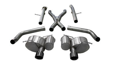 2.75in Cat-Back Dual Rear Exit w/ Twin 4.5in Tips <br> 2013-2021 Jeep Grand Cherokee