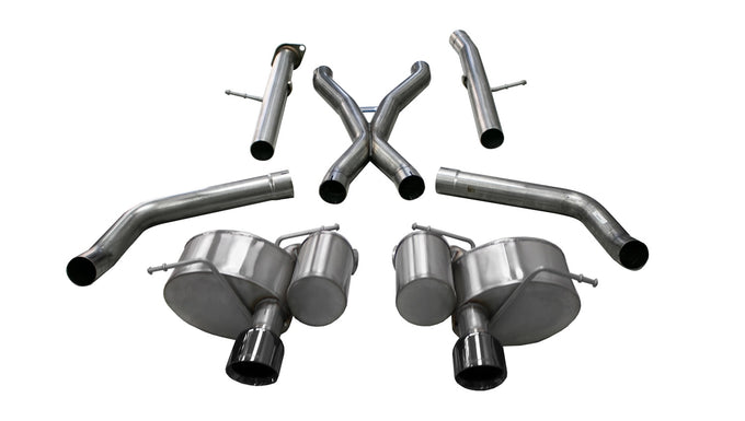 2.75in Cat-Back Dual Rear Exit w/ Twin 4.5in Tips <br> 2013-2021 Jeep Grand Cherokee