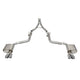 2.75in Cat-Back Dual Rear Exit with Twin 3.5in Tips <br> 2015-2023 Dodge Challenger