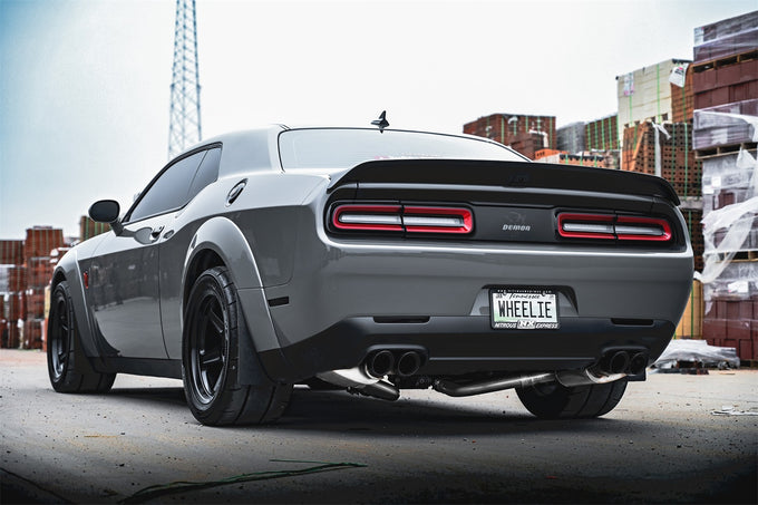 2.75in Cat-Back Dual Rear Exit w/Twin 3.5in Tips <br> 15-23 Dodge Challenger, 15-20 Charger