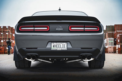 2.75in Cat-Back Dual Rear Exit w/Twin 3.5in Tips <br> 15-23 Dodge Challenger, 15-20 Charger