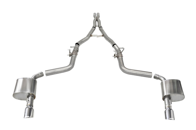 2.75in Valved Cat-Back Dual Rear Exit w/ 4.5in.Tips <br> 2015-2023 Dodge Charger