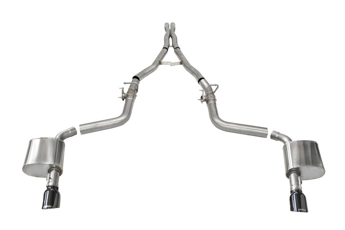2.75in Valved Cat-Back Dual Rear Exit W/4.5in Tips <br> 2015-2023 Dodge Charger