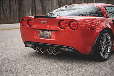 2.5in Axle-Back Dual Rear Exit w/Single 3.5in Tips <br> 2006-2013 Chevrolet Corvette