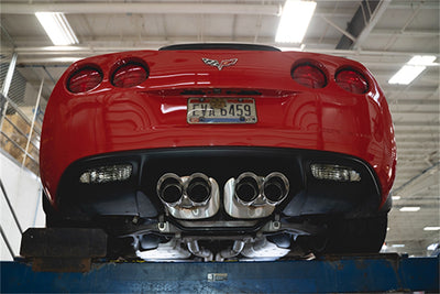 2.5in Axle-Back Dual Rear Exit w/Single 3.5in Tips <br> 2006-2013 Chevrolet Corvette