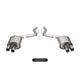 2.5in Axle-Back Dual Rear Exit with Turn Downs <br> 2015-2020 Ford Mustang