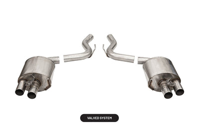 2.5in Axle-Back Dual Rear Exit with Turn Downs <br> 2015-2020 Ford Mustang