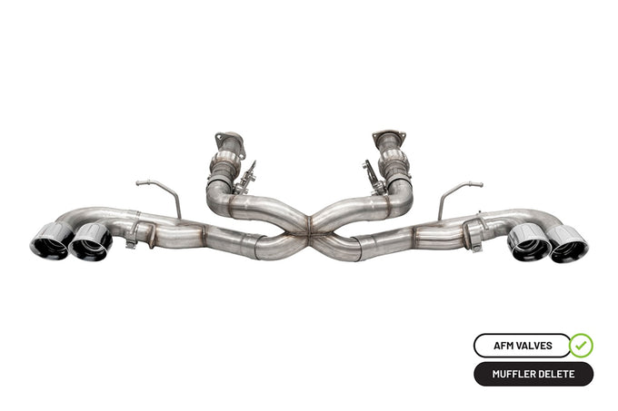 3in Muffler Delete Cat-Back Exhaust W/4.5in Tips <br> 2020-2023,2025 Chevrolet Corvette