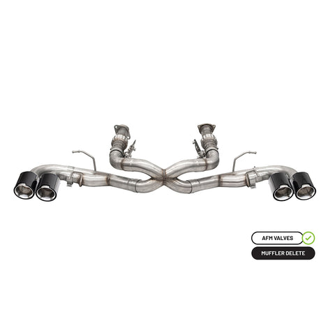 3in Muffler Delete Cat-Back Exhaust System <br> 2020-2025 Chevrolet Corvette