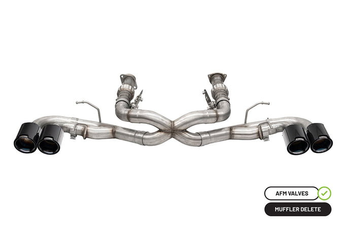 3in Muffler Delete Cat-Back Exhaust System <br> 2020-2025 Chevrolet Corvette