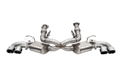 3in Cat-Back Dual Rear Exit NPP Exhaust System <br> 2020-2023,2025 Chevrolet Corvette