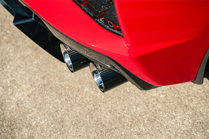 3in Cat-Back Dual Rear Exit NPP Exhaust System <br> 2020-2025 Chevrolet Corvette