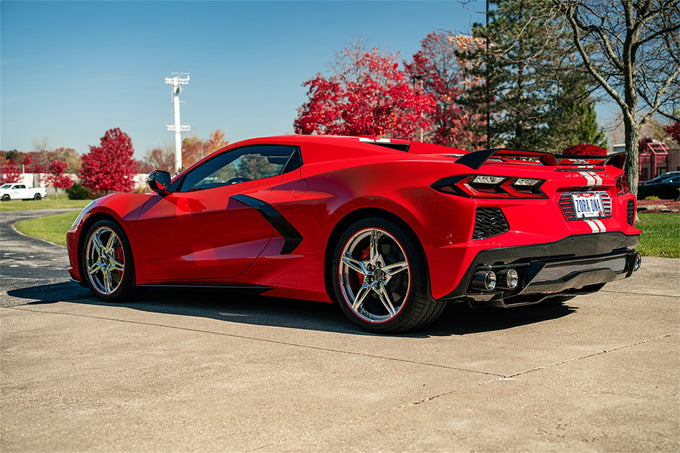 3in Cat-Back Dual Rear Exit NPP Exhaust System <br> 2020-2025 Chevrolet Corvette