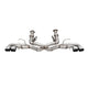 3in Cat-Back Muffler Delete Exhaust w/ 4.5in.Tip <br> 2020-2023,2025 Chevrolet Corvette