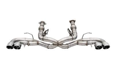 3in Cat-Back Muffler Delete Exhaust w/ 4.5in.Tip <br> 2020-2023,2025 Chevrolet Corvette