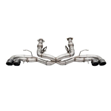3in Cat-Back Muffler Delete Exhaust w/ 4.5in Tips <br> 2020-2025 Chevrolet Corvette