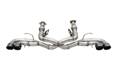 3in Cat-Back Muffler Delete Exhaust w/ 4.5in Tips <br> 2020-2025 Chevrolet Corvette