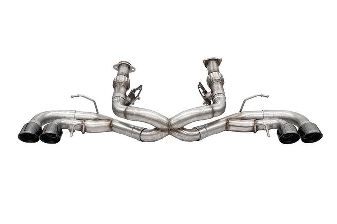 3in Cat-Back Muffler Delete Exhaust w/ 4.5in Tips <br> 2020-2025 Chevrolet Corvette