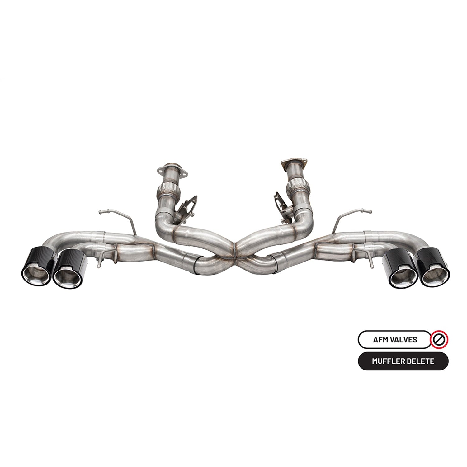 3in Cat-Back Muffler Delete Exhaust w/4.5in Tip <br> 2020-2025 Chevrolet Corvette
