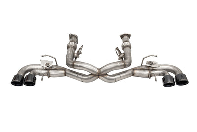 3in Muffler Delete Cat-Back Exhaust W/ 4.5in Tips <br> 2020-2025 Chevrolet Corvette