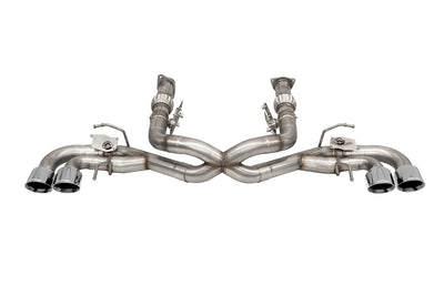 3in Muffler Delete 4 Valve Cat-Back Exhaust System <br> 2014-2025 Chevrolet Corvette