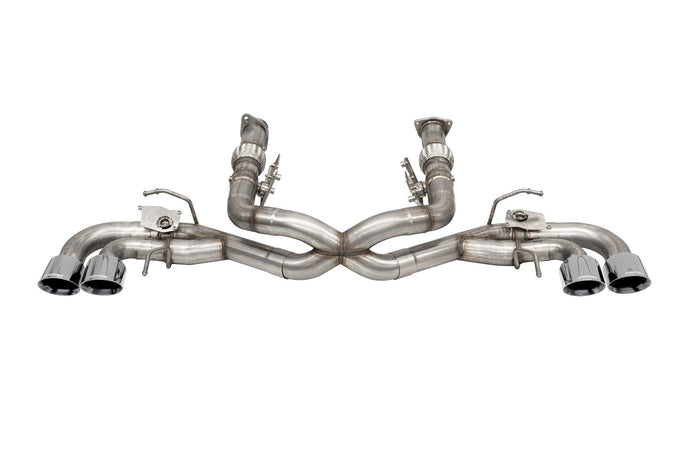 3in Muffler Delete 4 Valve Cat-Back Exhaust System <br> 2014-2025 Chevrolet Corvette