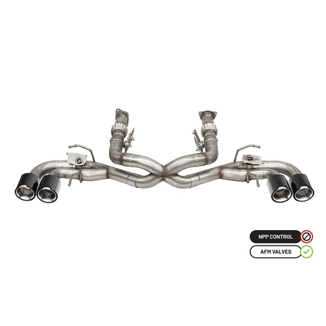 3in Muffler Delete 4 Valve Cat-Back Exhaust System <br> 2014-2025 Chevrolet Corvette