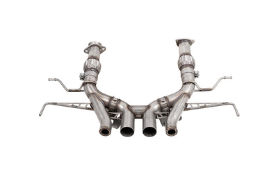 3in Track Series Muffler Delete Catback Exhaust <br> 23-25 Chevy Corvette Tahoe GMC Yukon
