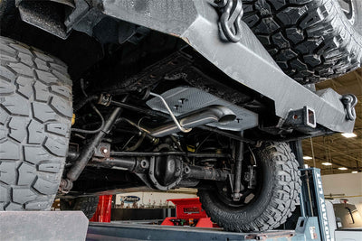 2.75in Cat-Back Single Rear Exit w/Turn Down Tips <br> 12-18 Jeep Wrangler, 2018 Wrangler JK