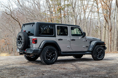 2.75in Cat-Back Dual Rear Exit w/ Tips <br> 2018-2024 Jeep Wrangler