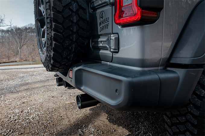 2.75in Cat-Back Dual Rear Exit w/ Tips <br> 2018-2024 Jeep Wrangler