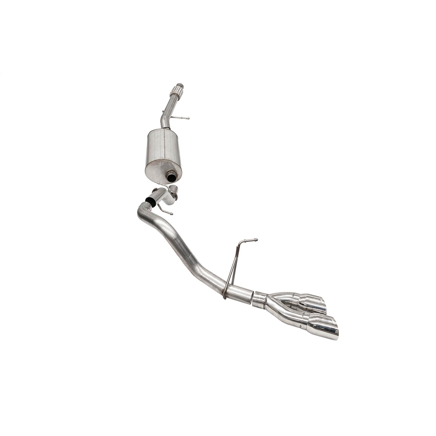 3in Cat-Back Single Exit w/ 4in Tips <br> 2021-2023,2025 Chevrolet Suburban