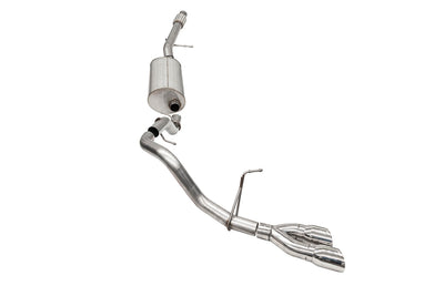 3in Cat-Back Single Exit w/ 4in Tips <br> 2021-2023,2025 Chevrolet Suburban