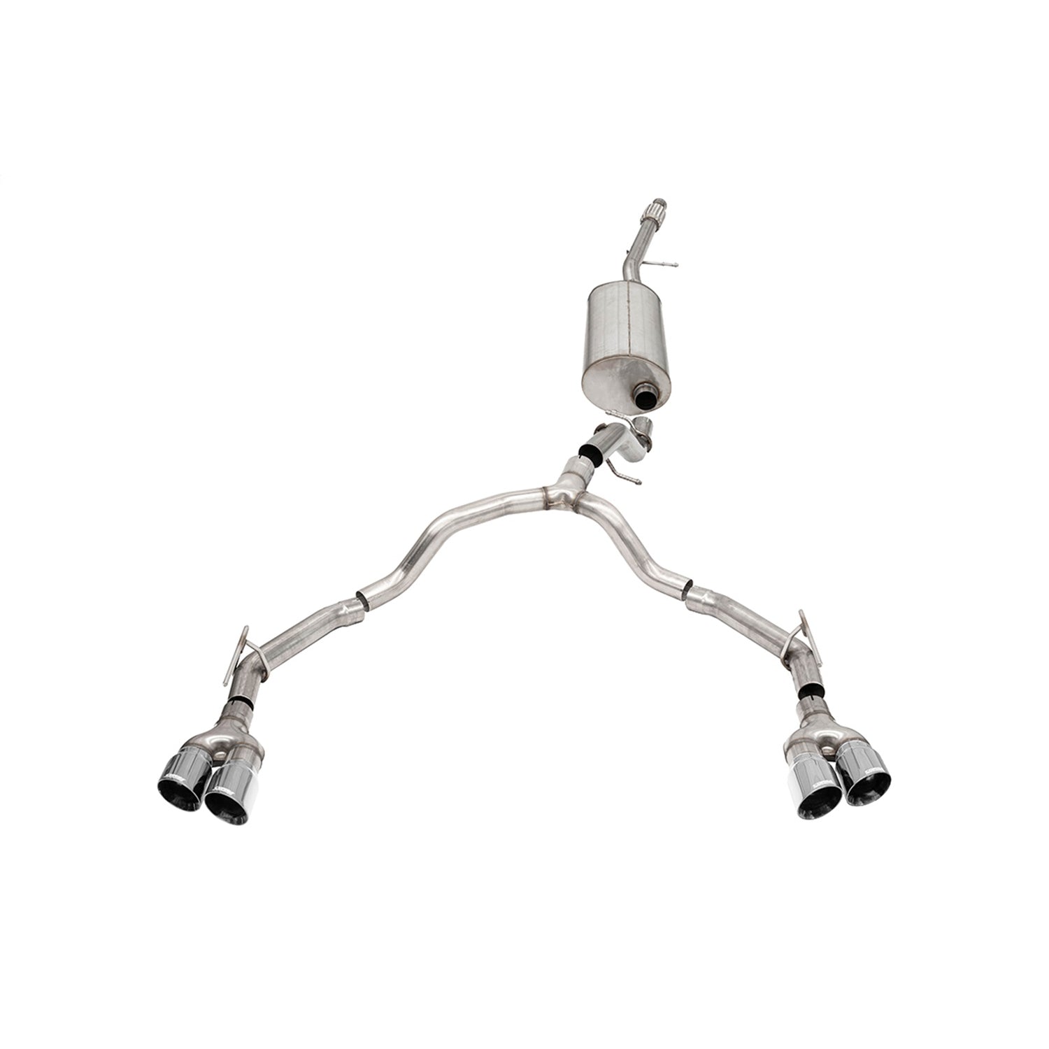 3in to 2.75in Dual Rear Exit Cat-Back Exhaust <br> 21-25 GMC Yukon XL, Chevy Suburban