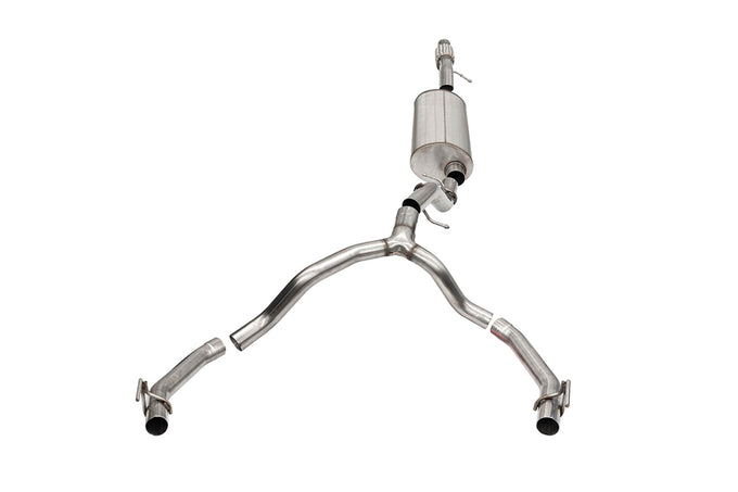 3.50in to 2.75in Dual Rear Exit Cat-Back Exhaust <br> 21-22 Cadillac Escalade ESV, 21-24 Escalade