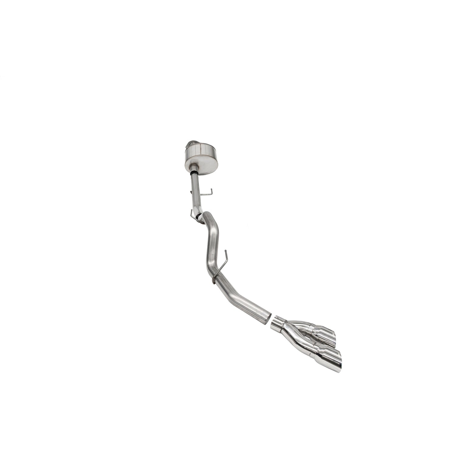 3.0in Cat-Back Single Exit w/ Twin 4.0in Tips <br> 2021-2025 Ford F-150