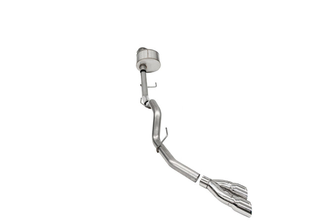 3.0in Cat-Back Single Exit w/ Twin 4.0in Tips <br> 2021-2025 Ford F-150