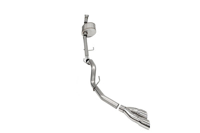 3.0in Cat-Back Single Exit w/ Twin 4.0in Tips <br> 2021-2025 Ford F-150