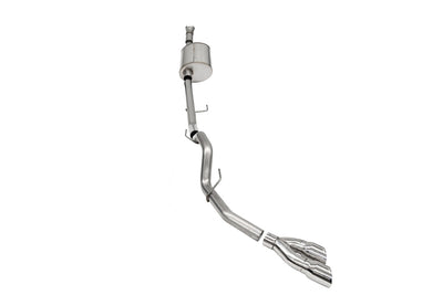3.0in Cat-Back Single Exit w/ Twin 4.0in Tips <br> 2021-2025 Ford F-150