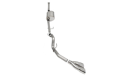 3.0in Cat-Back Single Exit w/ Twin 4.0in Tips <br> 2021-2025 Ford F-150
