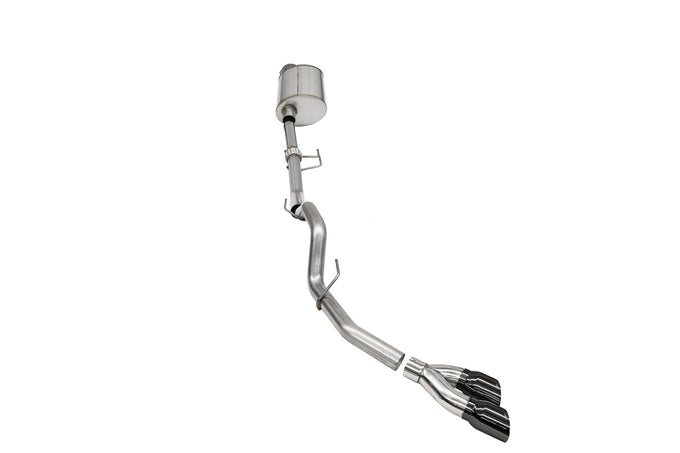 3.0in Cat-Back Single Exit w/ Twin 4.0in Tips <br> 2021-2025 Ford F-150