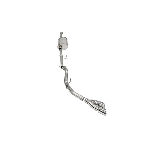 3.0in Cat-Back Single Exit w/ Twin 4.0in Tips <br> 2021-2025 Ford F-150